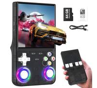 Console di gioco portatile retrò, sistema Linux open source, schermo IPS da 4,0 pollici, scheda TF da 64 GB con oltre 15.000 giochi, emulatore abilitato WIFI