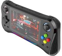 Console di gioco portatile retrò X8M, oltre 15.000 giochi, 20 emulatori, vano batteria esterno da 4000 mAh, schermo IPS da 4,5 pollici Console di videogiochi portatili (64G-Nero)
