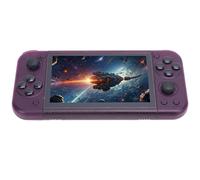 Console di Gioco Portatile RG50xx retrò, Emulatore di Gioco Portatile IPS 800x480 con Carta da 128 GB per Giochi 3D 3D, Supporta L'output TV Interfaccia Multimediale HD (Violet)