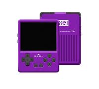 Console di Gioco Retro in Metallo GKD Pixel 2, Scheda TF da 64 GB Preinstallata, Batteria da 1800mAh, Schermo IPS da 2,4 Pollici, Corpo in Alluminio (Viola, 64 GB)