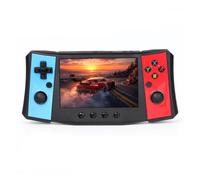 Console di gioco retrò portatile, schermo IPS da 4,5 pollici, sistema di gioco portatile con scheda TF da 256 GB, doppi joystick 3D, anelli luminosi RGB, batteria ricaricabile da 4000 mAh, sistema