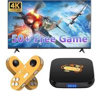 Console di gioco TV, scatola di gioco integrata, 200 giochi con gamepad wireless controllo somatosensoriale, Plug and Play, per serate di gioco per bambini e adulti, feste e date di gioco
