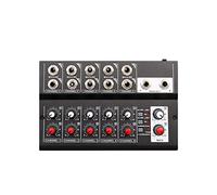 Console di missaggio a 10 canali Mixer digitale stereo for la registrazione DJ Network Live Broadcast