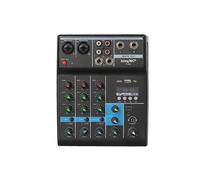 Console di missaggio audio Interfaccia USB Ingresso mixer F-4A Monitor con alimentazione phantom wireless a 4 canali for computer Artisti e Band