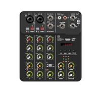 Console Di Missaggio Audio V4 Bluetooth USB Record PC 48V Alimentazione Phantom Ritardo Effetto Ripetizione Mixer Audio USB A 4 Canali