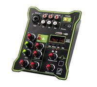 Console DJ for mixaggio a 5 canali, mixer professionale multifunzionale, display digitale, scheda USB, riproduzione e registrazione del computer,Ultra-preciso