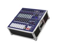 Console DJ, Mixer DJ Console di missaggio Blueteeth USB a 8 canali Attrezzatura da palcoscenico audio ad alta potenza Alimentazione Phantom 48V Effetti digitali DSP