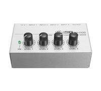 Console DJ, MX400 Mixer audio mono Micro Mix Professionale Famiglia analogica a 4 canali Mini adattatore audio compatto portatile for DJ KTV(5500W)