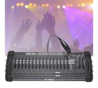 Console DMX 384 A/b, controller DJ DMX-512 - Controllo di 24 dispositivi con 16 canali DMX, programmabile, amplificatore integrato, display digitale a LED, per DJ professionistI,A