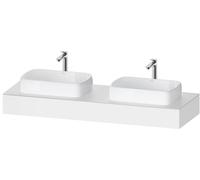 Console Duravit Collection One, 1600x550x170mm, découpe à gauche et à droite, QA4808018180000, QA4808018180000, Colorazione: Bianco Opaco