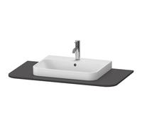 Console Duravit Happy D.2 Plus, 1000x550 mm, 1 découpe, pour meuble sous-lavabo HP4941, HP4961, HP4971, HP031E08080, HP031E08080, Colorazione: Decoro grafite super opaco