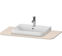 Console Duravit Happy D.2 Plus, 1000x550 mm, 1 découpe, pour meuble sous-lavabo HP4941, HP4961, HP4971, HP031E08383, HP031E08383, Colorazione: Decoro Taupe Supermatt