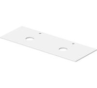 Console Duravit Sivida, 2 découpes à gauche et à droite, 1350x500mm, 2670043200, 2670043200, Colorazione: Bianco seta opaco