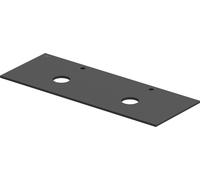 Console Duravit Sivida, 2 découpes à gauche et à droite, 1350x500mm, 267004HE00, 267004HE00, Colorazione: grigio scuro