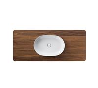 Console en bois massif Duravit Luv LU9461, largeur 1388mm, adaptée au meuble sous-lavabo LU9561, LU9566, LU946107777, LU946107777