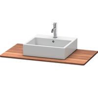 Console en bois massif Duravit XSquare, 1 découpe, 1000x20x550mm, XS061E07777, XS061E07777