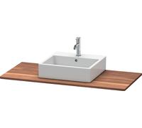 Console en bois massif Duravit XSquare, 1 découpe, 1200x20x550mm, XS061F07777, XS061F07777