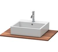 Console en bois massif Duravit XSquare, 1 découpe, 800x20x550mm, XS061D07777, XS061D07777