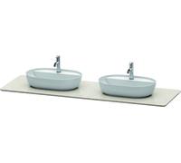 Console en pierre de quartz Duravit Luv, largeur 1783mm, adaptée au meuble sous-lavabo LU9562, LU9567, LU9467B2525, LU9467B2525, Colorazione: Struttura in sabbia