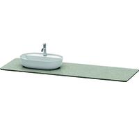 Console en pierre de quartz Duravit Luv, largeur 1783mm, adaptée au meuble sous-lavabo LU9563, LU9568, LU9468L3333, LU9468L3333, Colorazione: Struttura Grigio