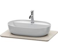 Mobile Lavabo Bagno Duravit Luv in quarzo 475x688x20mm Sabbia