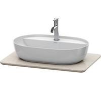 Console en pierre de quartz Duravit Luv LU9465, largeur 688mm, rectangulaire, adaptée au meuble sous-lavabo LU9560, LU9565, LU946502525, LU946502525, Colorazione: Struttura in sabbia