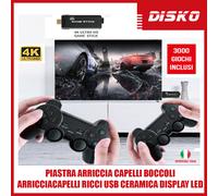 CONSOLE GAME STICK MINI VIDEOGIOCHI 4K HDMI 2 CONTROLLER JOYSTICK 3000 in 1 HD