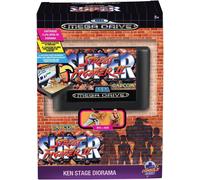 Console Heroes Street Fighter 2 Sega Mega Drive Diorama Kit Cartuccia Figures