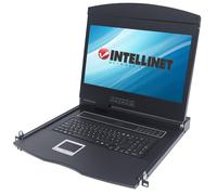 Intellinet Console KVM 507998 – Modulare con LCD 17" per Rack 19" Nero