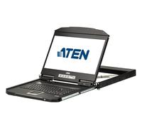 Console KVM LCD 18.5" widescreen rack 19" profondità ridotta tastiera touchpad - Aten IDATA CL-3100NX