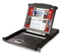 Console KVM LCD 19" Dual Rail 1U USB-PS2 VGA Porta USB - Aten CL-5800N