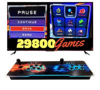 Console Macchina Arcade con 26800 giochi retrò e giochi 3D originali con LED che cambiano colore e sistema audio e joystick ovali