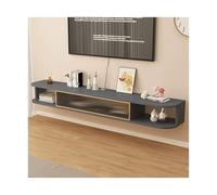 Console multimediale Mobile TV sospeso a parete, supporto for console multimediale in legno, scaffale portaoggetti, centro di intrattenimento moderno for soggiorno, camera da letto Centro di intratten