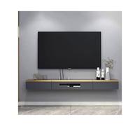 Console multimediale Supporto TV sospeso a parete, centro di intrattenimento a parete e mensola for armadietto, console TV con portaoggetti, console multimediale for lettore DVD, mensola salvaspazio s