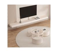 Console multimediale Unità TV sospesa, mobile TV a parete, moderna scaffalatura sospesa sotto la TV, console multimediale di intrattenimento, grande spazio di archiviazione TV Mobili centro di