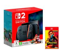 Console Nintendo Switch 2 + Mario Kart World + Cyberpunk 2077: Ultimate Edition + Cuffie Neon Blue e Red