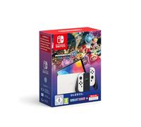 Console Nintendo Switch OLED (bianco) con gioco Mario Kart 8 Deluxe preinstallato e abbonamento 12 mesi a Nintendo Switch Online