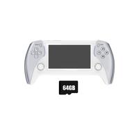 Console per Videogiochi Portatile PROJECT X PRO 64 GB + 15.000 Giochi Display da 4,3 Pollici Suono Stereo 3D Supporta 20+ Simulatori C