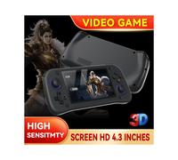 Console per Videogiochi Portatile Retrò G28 da 64 GB, 10.000+ Giochi, Schermo da 4,3 Pollici, Lettore Tascabile Linux per PSP/PS1/N64, Simulatore C