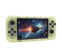 Console per Videogiochi Portatile Uscita Interfaccia Multimediale HD Opzioni di Intrattenimento Versatili 64 GB, qualità 'immagine più Chiara per gli Appassionati di Intrattenimento (Giallo