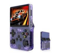 Console per Videogiochi Portatili R36S, Console per Videogiochi retrò Portatile con Schermo IPS da 3,5 Pollici, Console per Videogiochi retrò DDR3L da 1 GB per (128G)