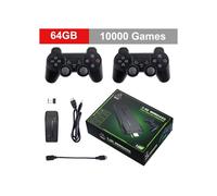 Console per videogiochi retrò, 64 GB, 10.000 giochi, due controller wireless, 128 GB, 40.000 giochi, 4K HD Stick T