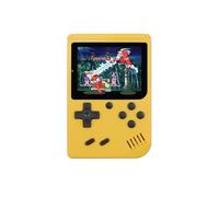 Console per videogiochi retrò, avventura arcade senza tempo, 240 giochi precaricati, gialla, design portatile per i viaggi, supporta la connessione