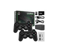 Console per videogiochi retrò compatibile con TV 4K HD, con 2 controller wireless e 32 GB/64 GB/128 GB di memoria per proiettore TV.