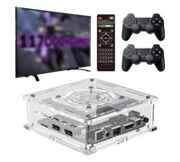 Console Per Videogiochi Retrò Con 256 Gb Di Memoria, Oltre 50.000 Giochi Integrati E 2 Controller Wireless, Compatibile Con Ps1, Psp, Mame E Uscita Av 4k Hd.