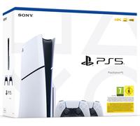 Console Playstation 5 PS5 Slim 1Tb Con Lettore Disc Version EU + 2 Dualsense