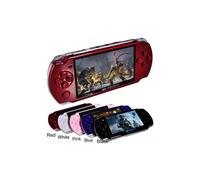 Console portatile compatibile con PSP, schermo da 4,3 pollici, 8 GB, lettore multimediale per giochi, video, musica ed ebook.