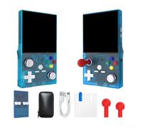 Console portatile da 4 pollici HD con WiFi e multiplayer per giochi competitivi e sociali (blu)