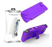 Console portatile protettiva Custodia posteriore +Top Cover per ROG ALLY, console di gioco Cover Skin con Kickstand, controller di gioco Custodia completa Accessori con base di appoggio (viola)