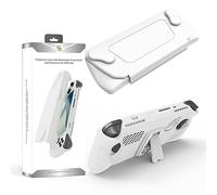 Console portatile protettiva Custodia posteriore +Top Cover per ROG ALLY, console di gioco Cover Skin con Kickstand, controller di gioco Custodia completa Accessori con base di appoggio (bianco)